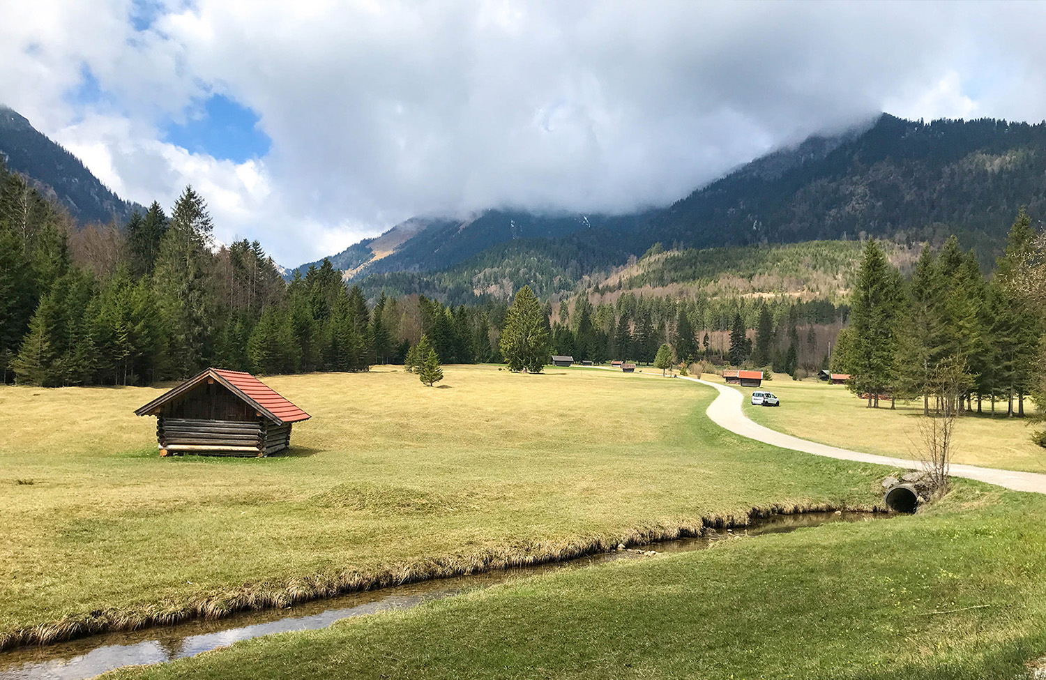 Wandern in Ettal, Bayern