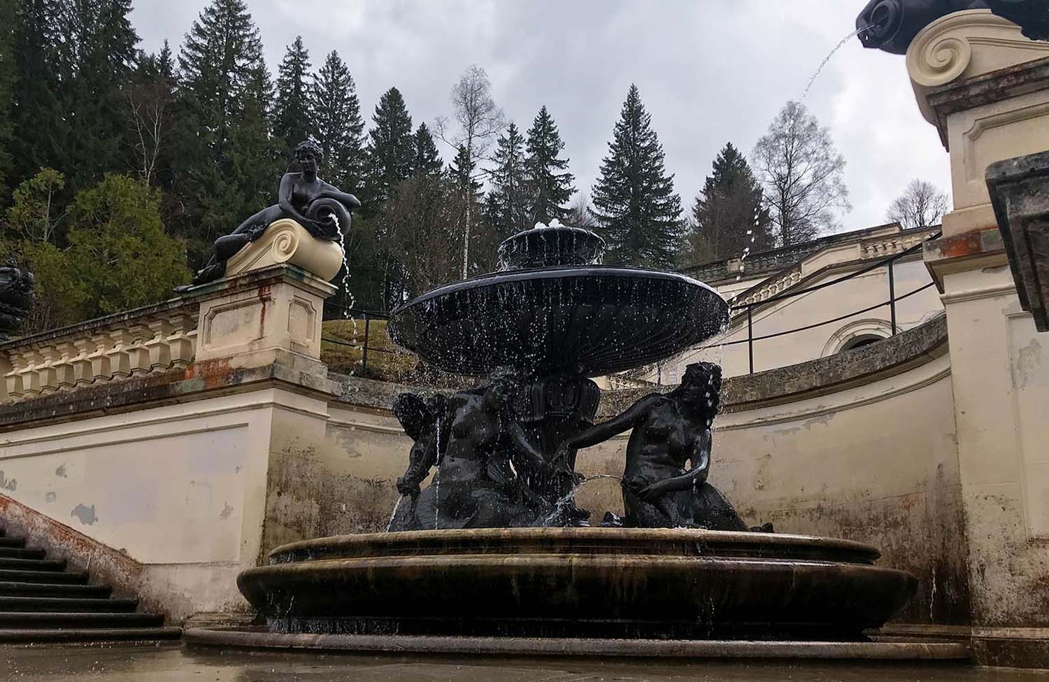 Springbrunnen Schloss Linderhof