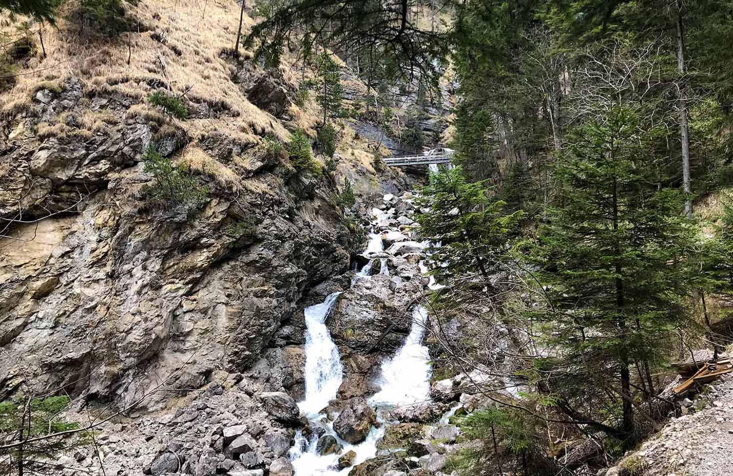 Kuhfluchtwasserfälle Wandern