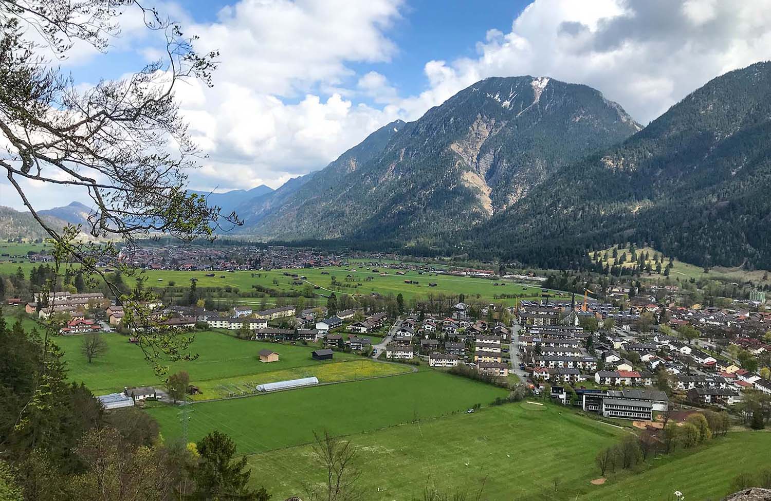 Burgruine Werdenfels Aussicht