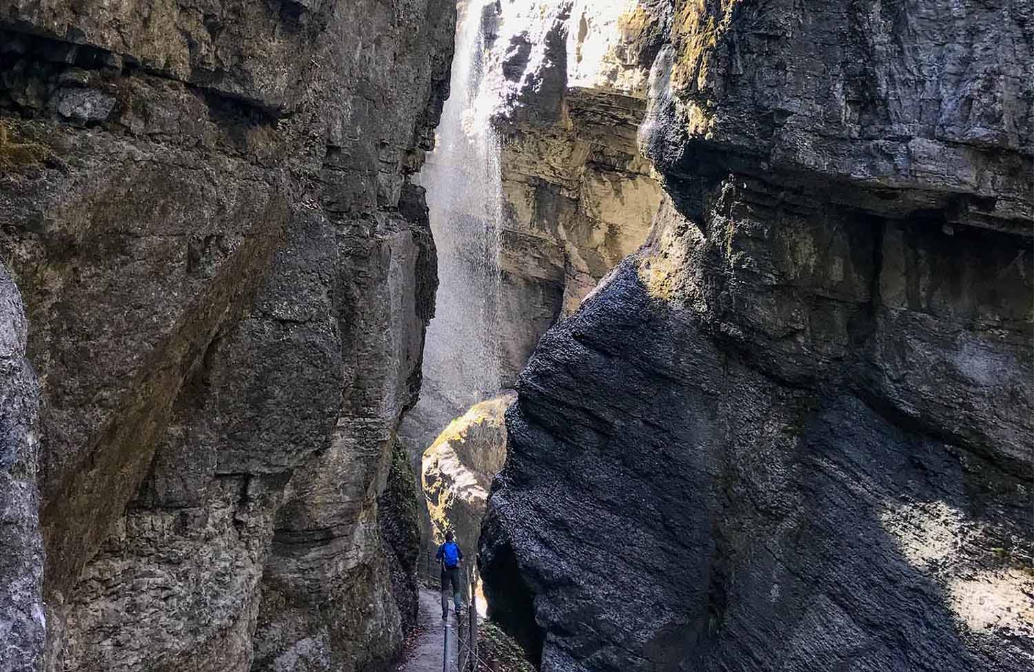 Weg vor der Partnachklamm