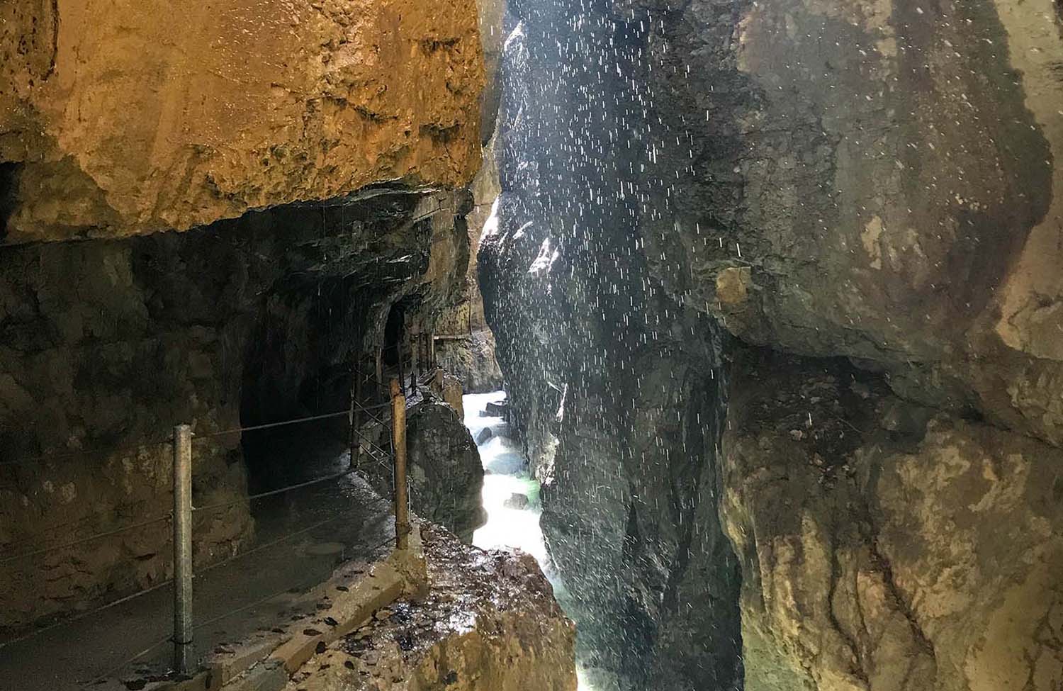 Weg vor der Partnachklamm