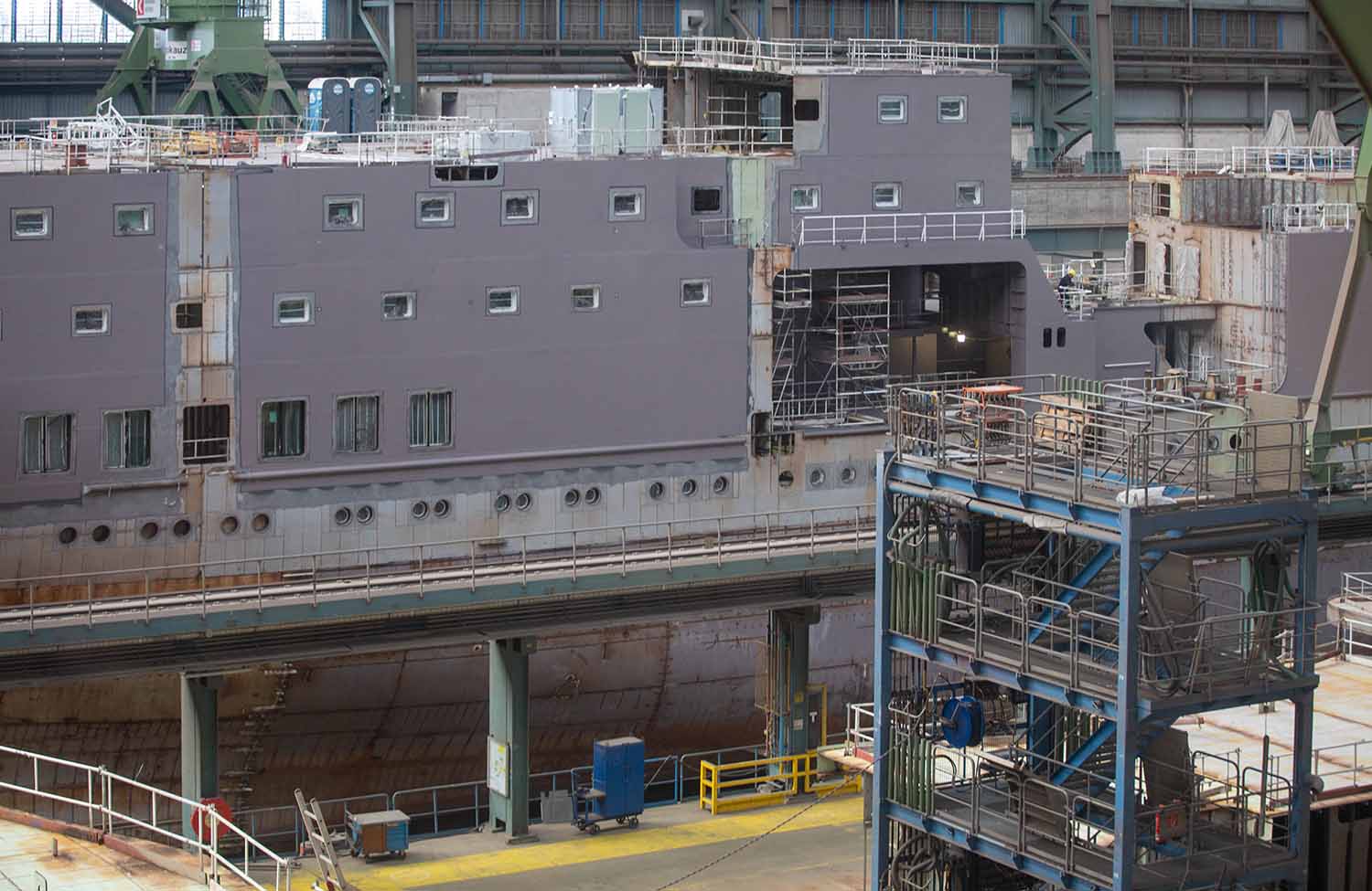 Meyer Werft Papenburg Fertigungshalle