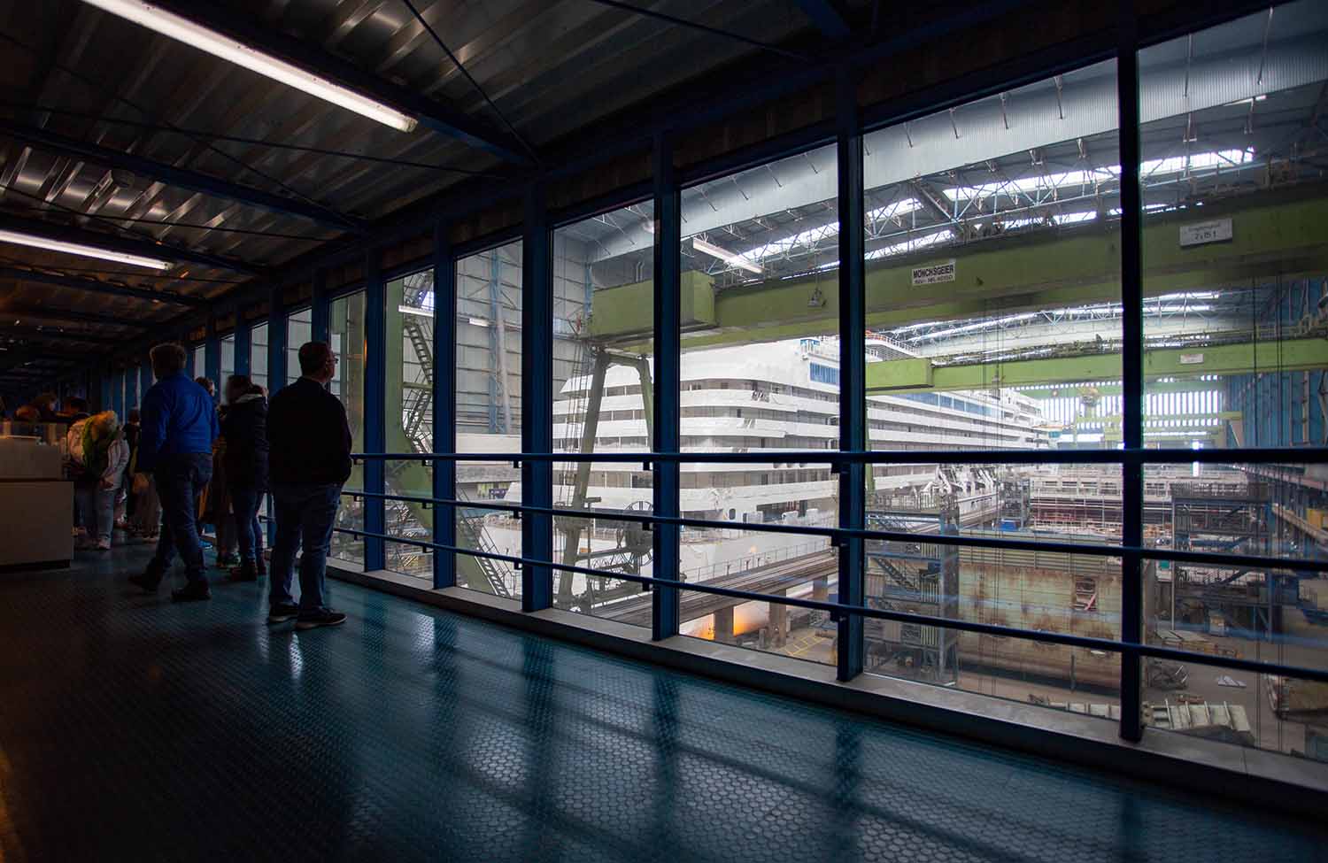 Meyer Werft Papenburg Fertigungshalle Besuchergalerie