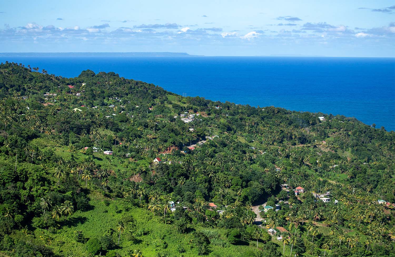 Landschaft von Dominica