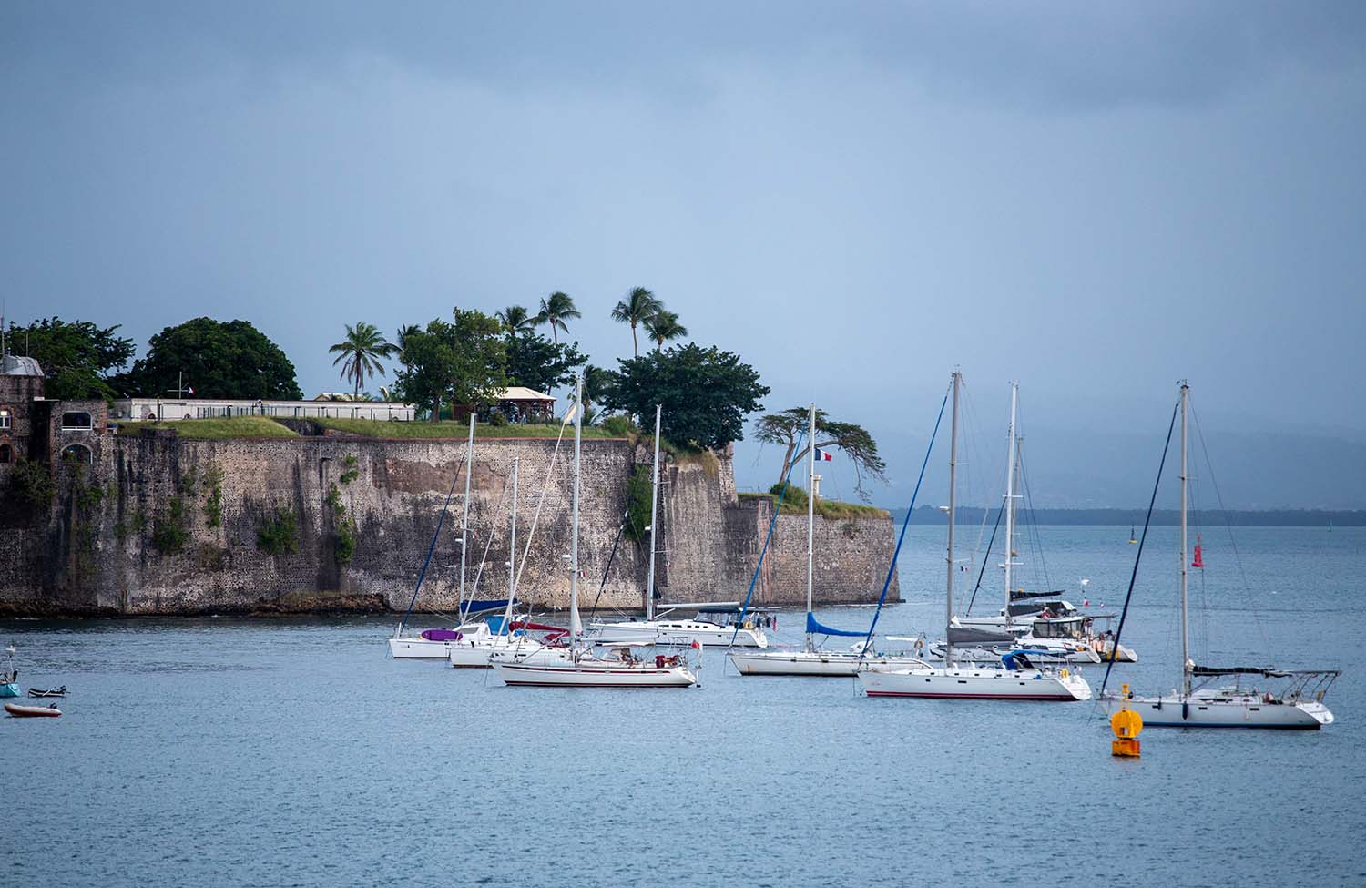 Aussicht auf den Fort in Fort-de-France