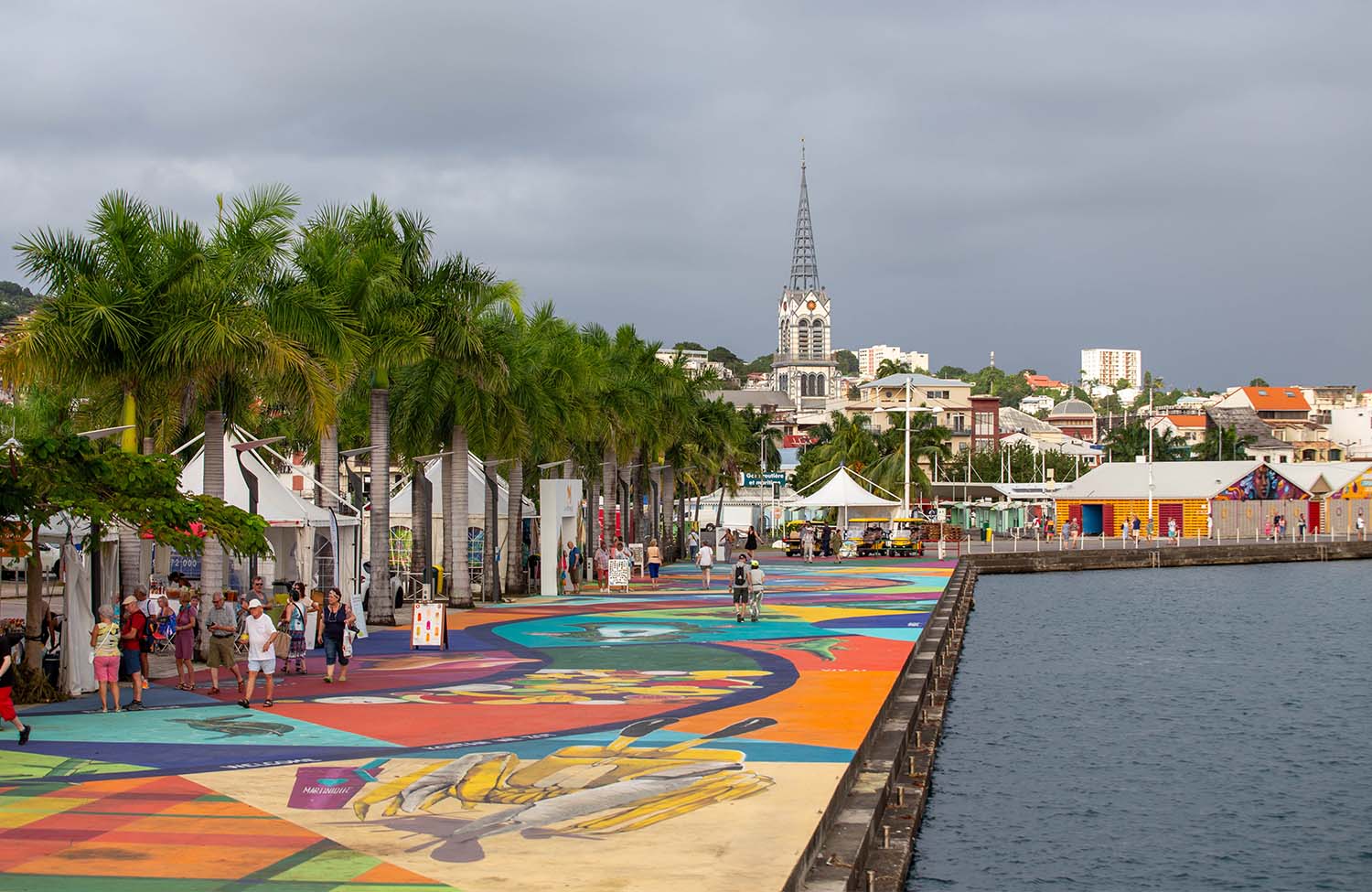 Fort-de-France Hafenpromenade