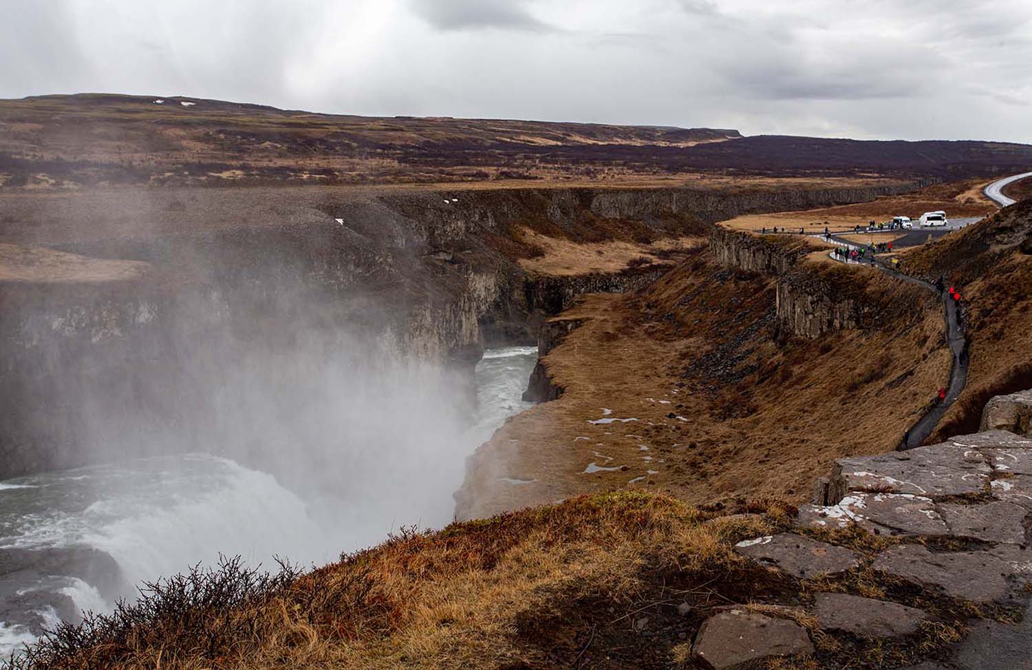 Gullfoss Wasserfall Island