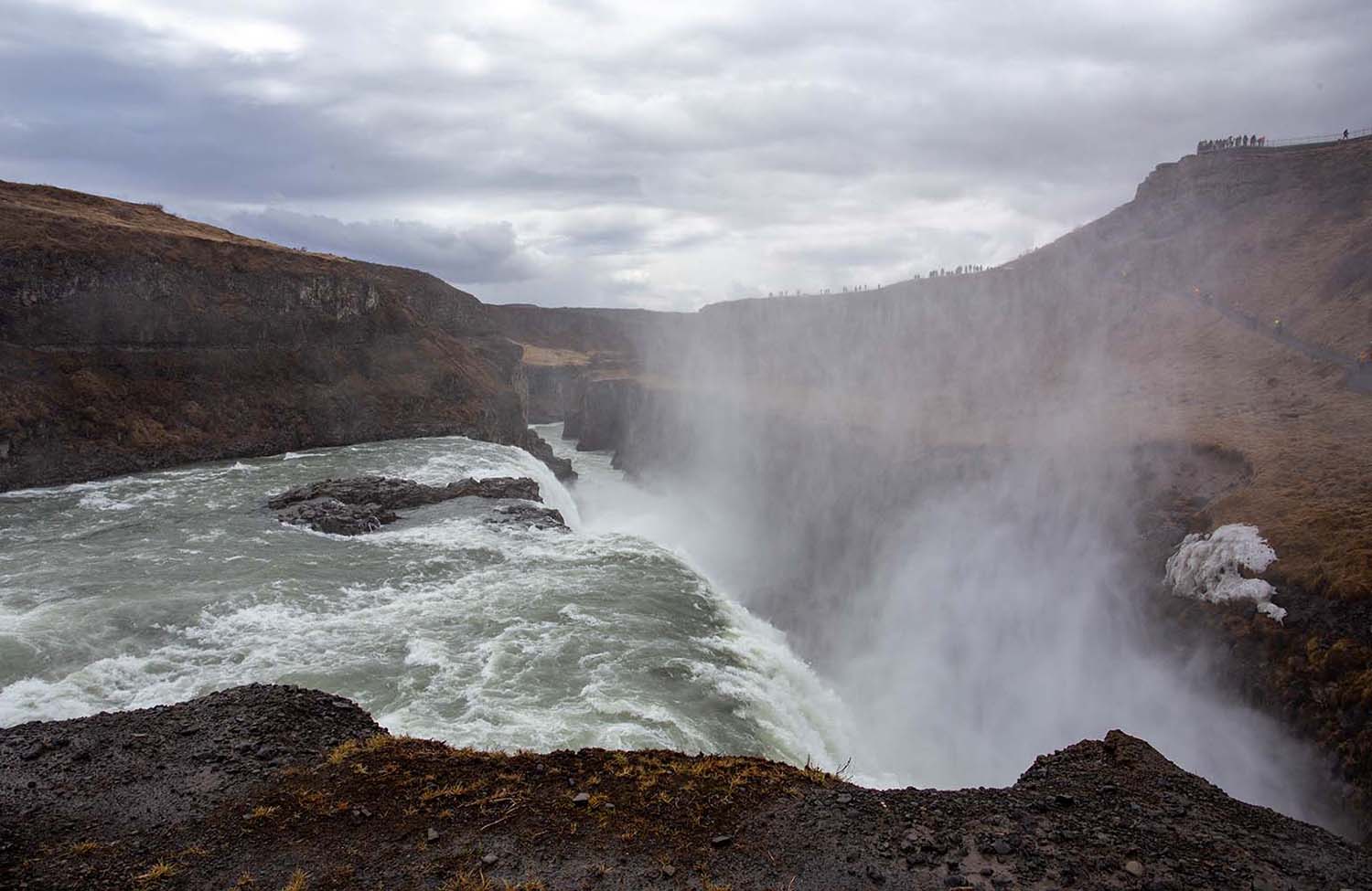 Gullfoss Wasserfall Island