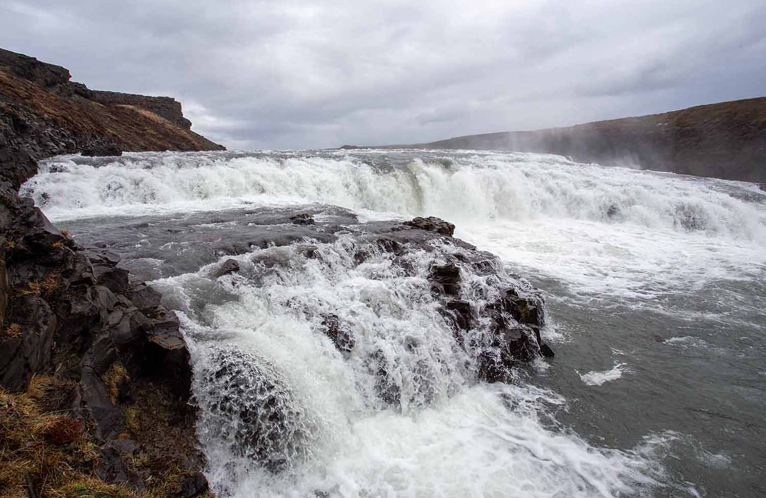 Gullfoss Wasserfall Island