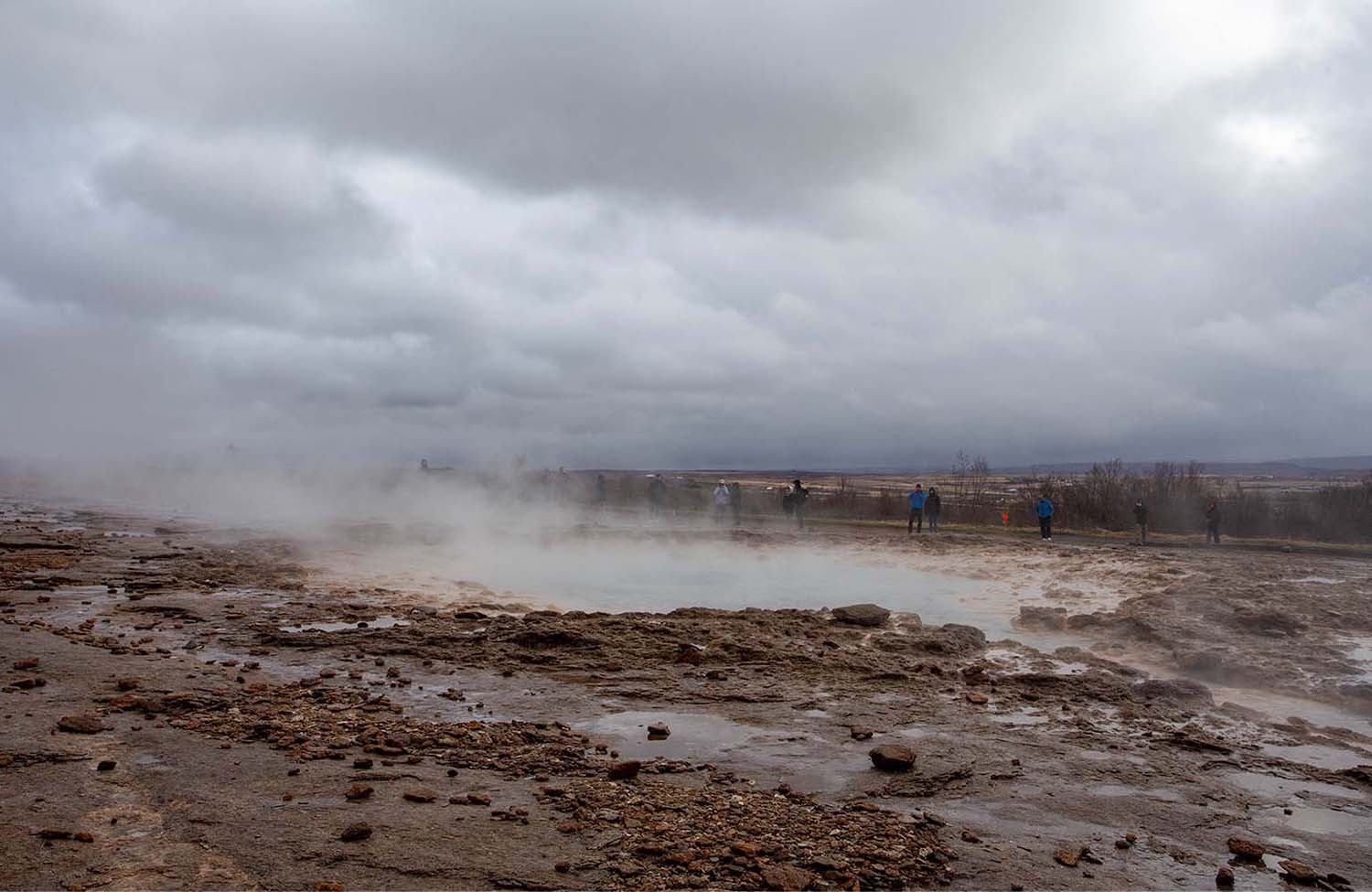 Geysir Strokkur Becken