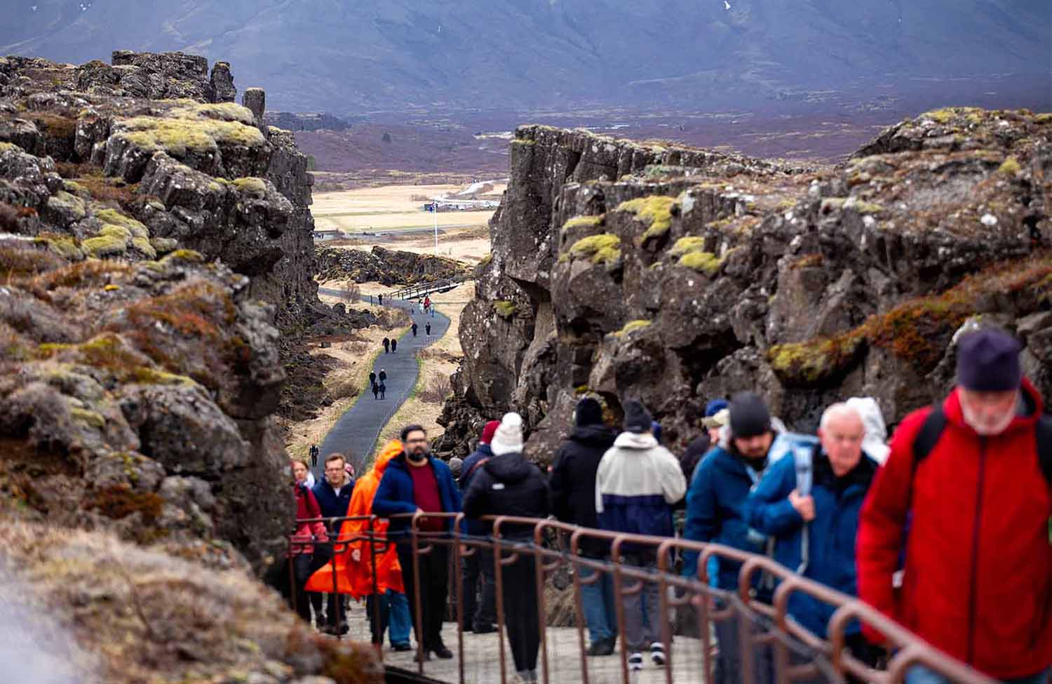 Wandern im Thingvellir Nationalpark