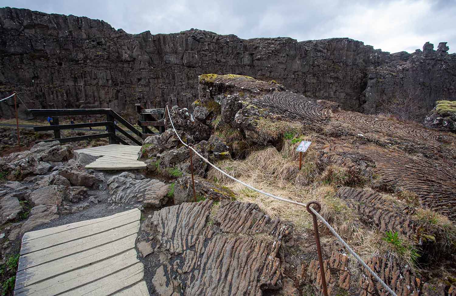 Wandern im Thingvellir Nationalpark