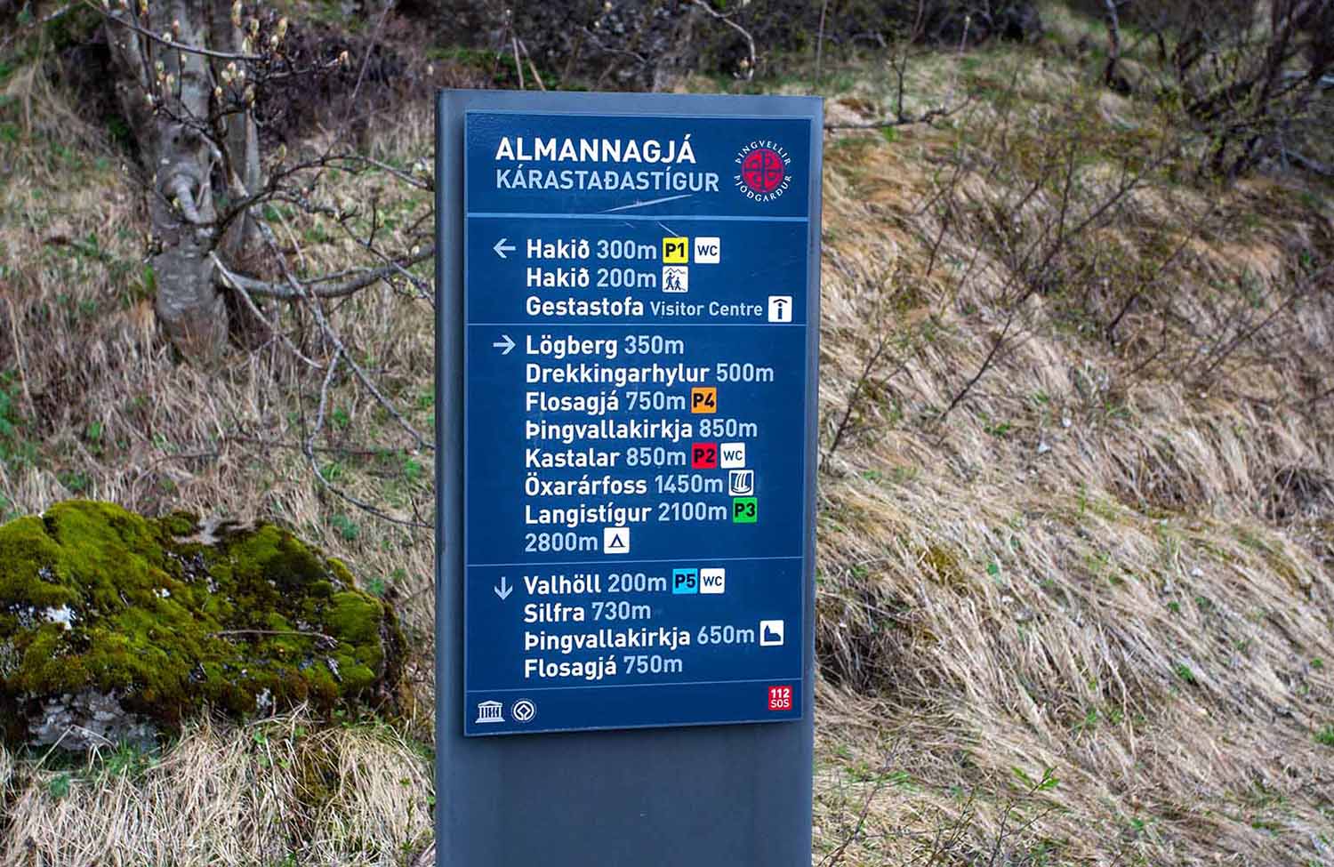 Wandern im Thingvellir Nationalpark