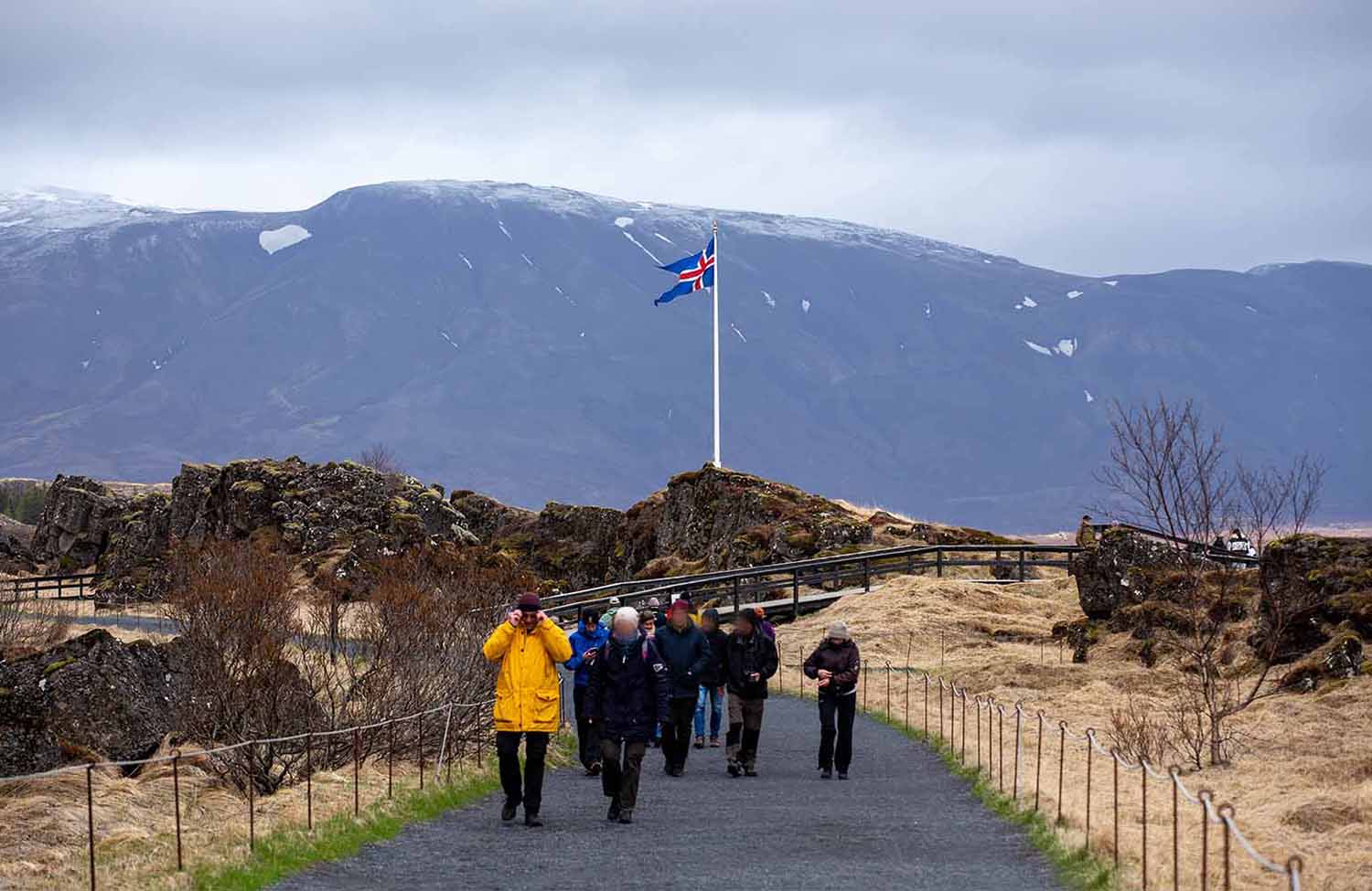 Wandern im Thingvellir Nationalpark