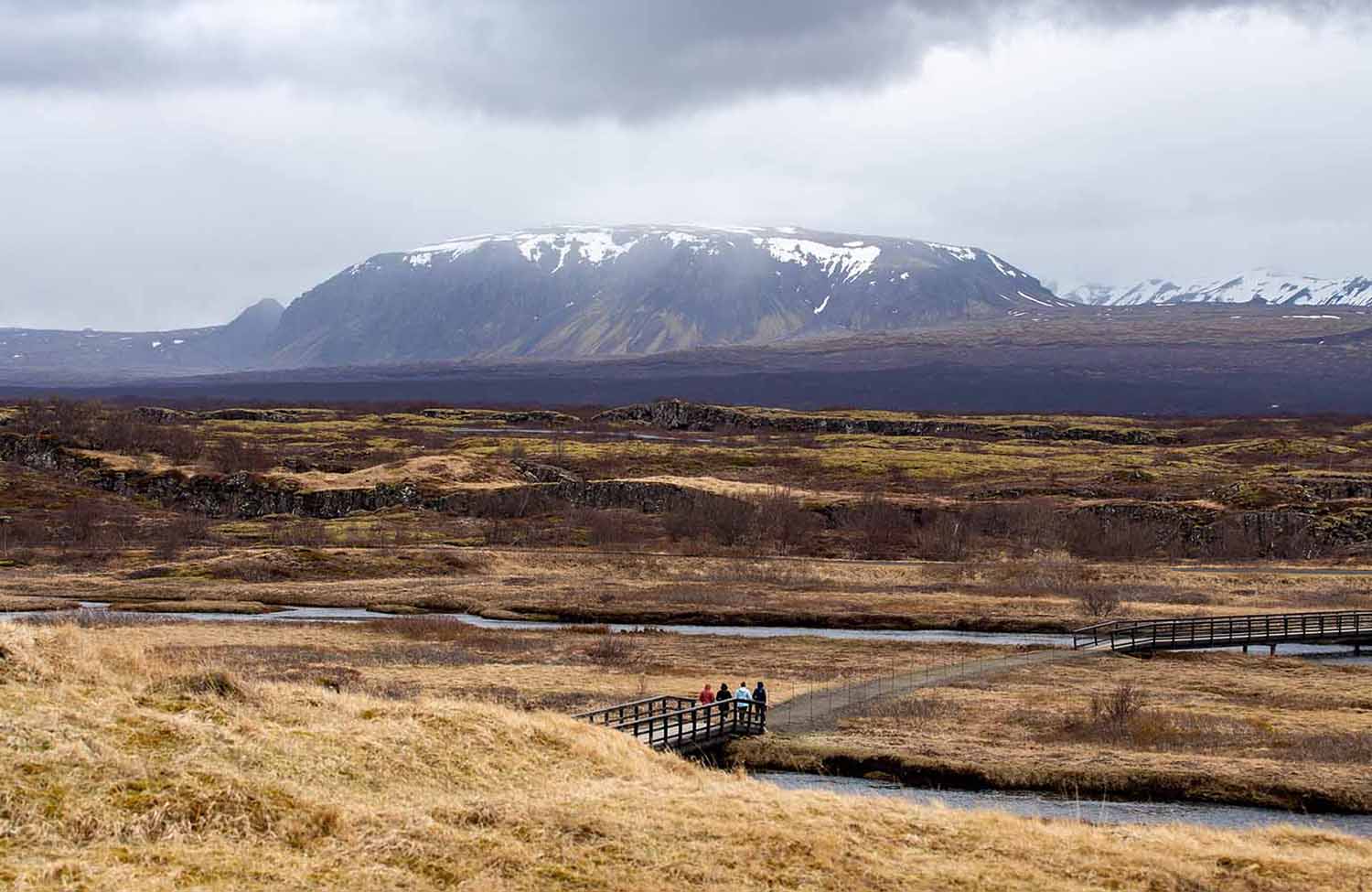 Wandern im Thingvellir Nationalpark