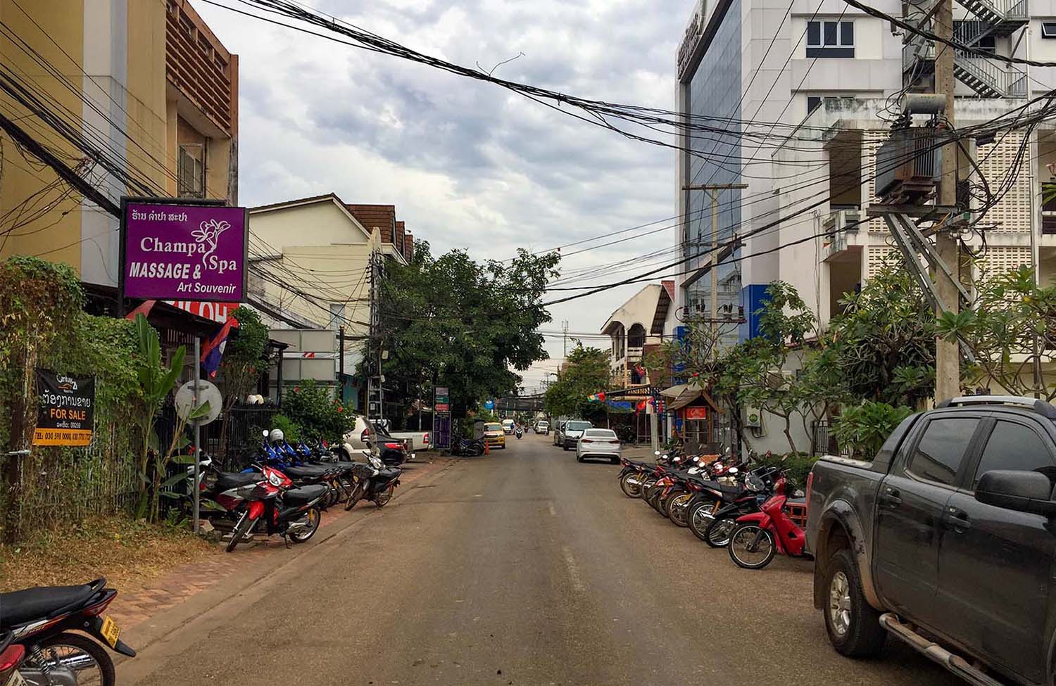 Straße in Vientiane