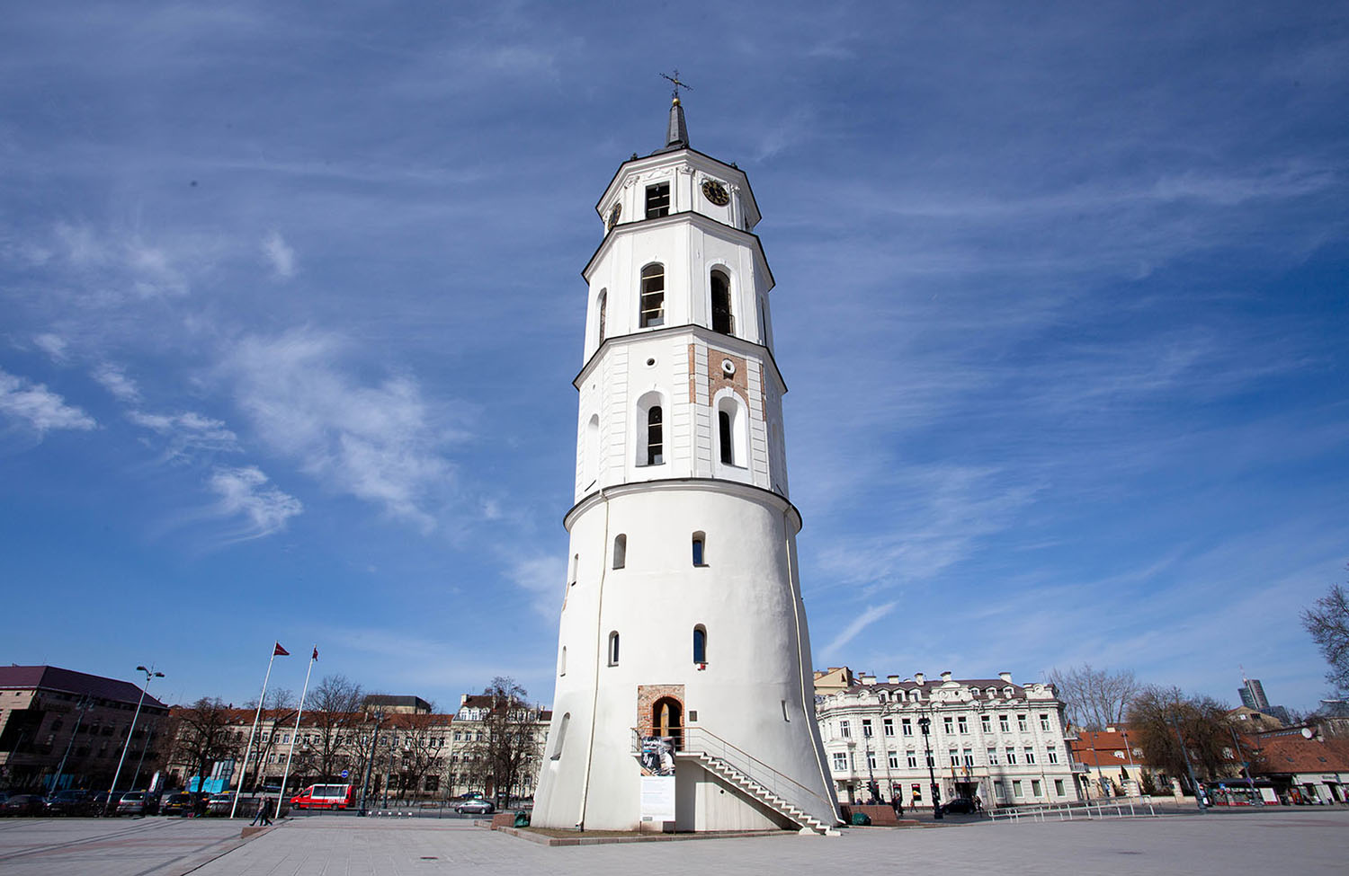 Glockenturm der Kathedrale in Vilnius