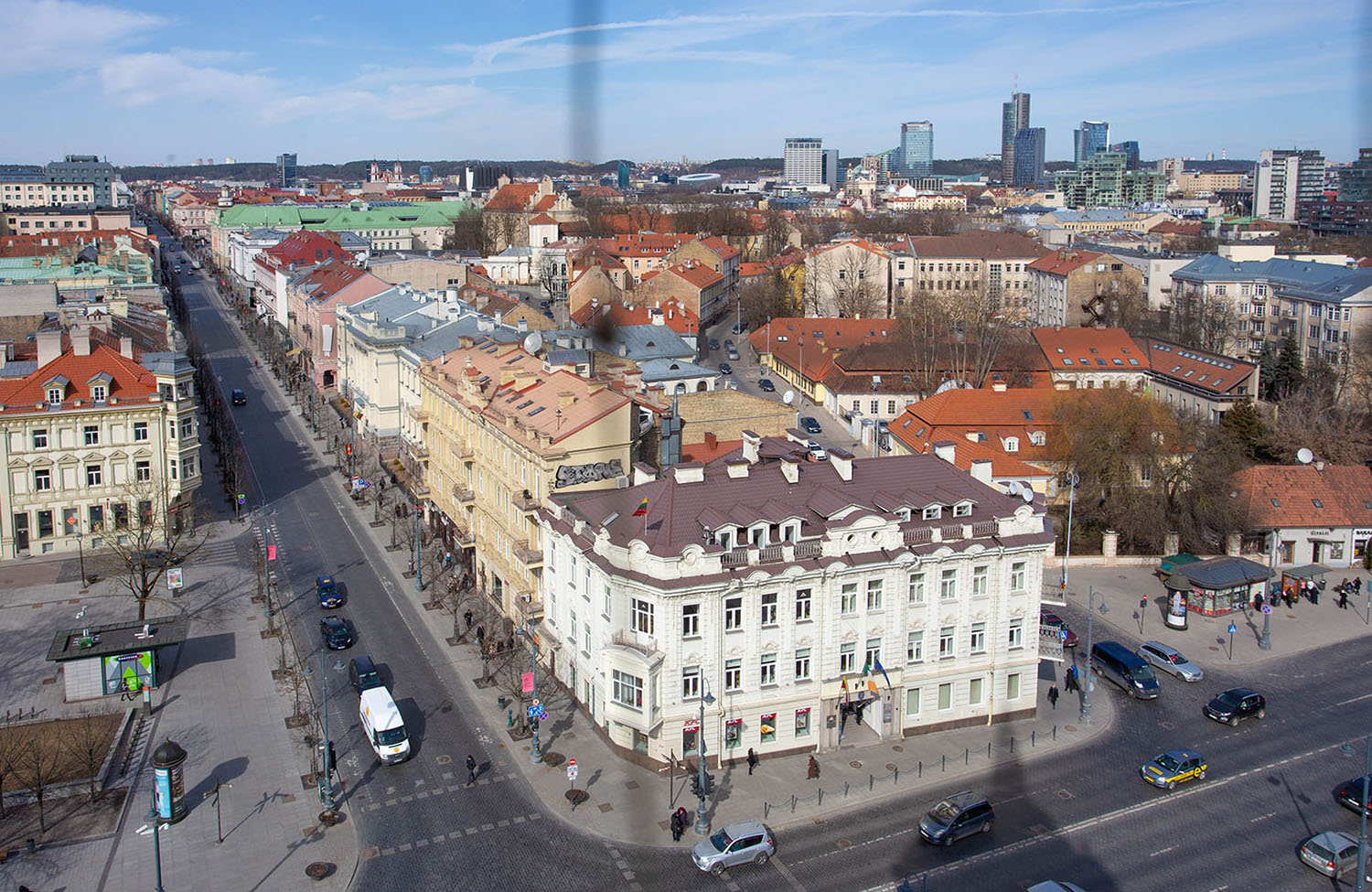 Glockenturm der Kathedrale in Vilnius Aussicht