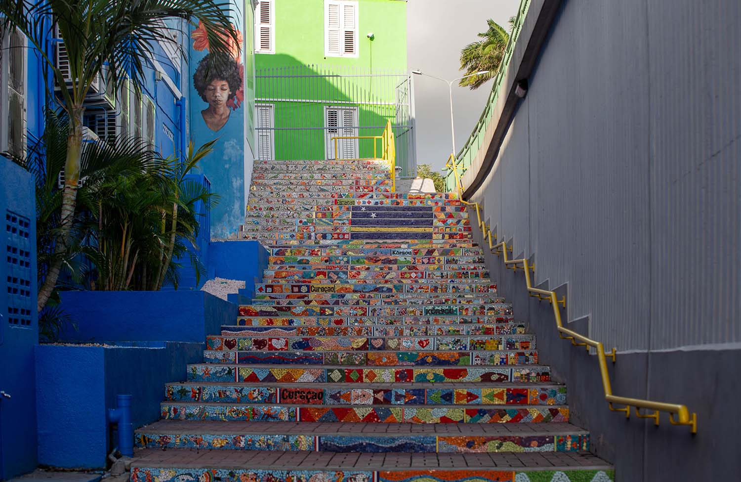 Mosaik-Treppe in Willemstad