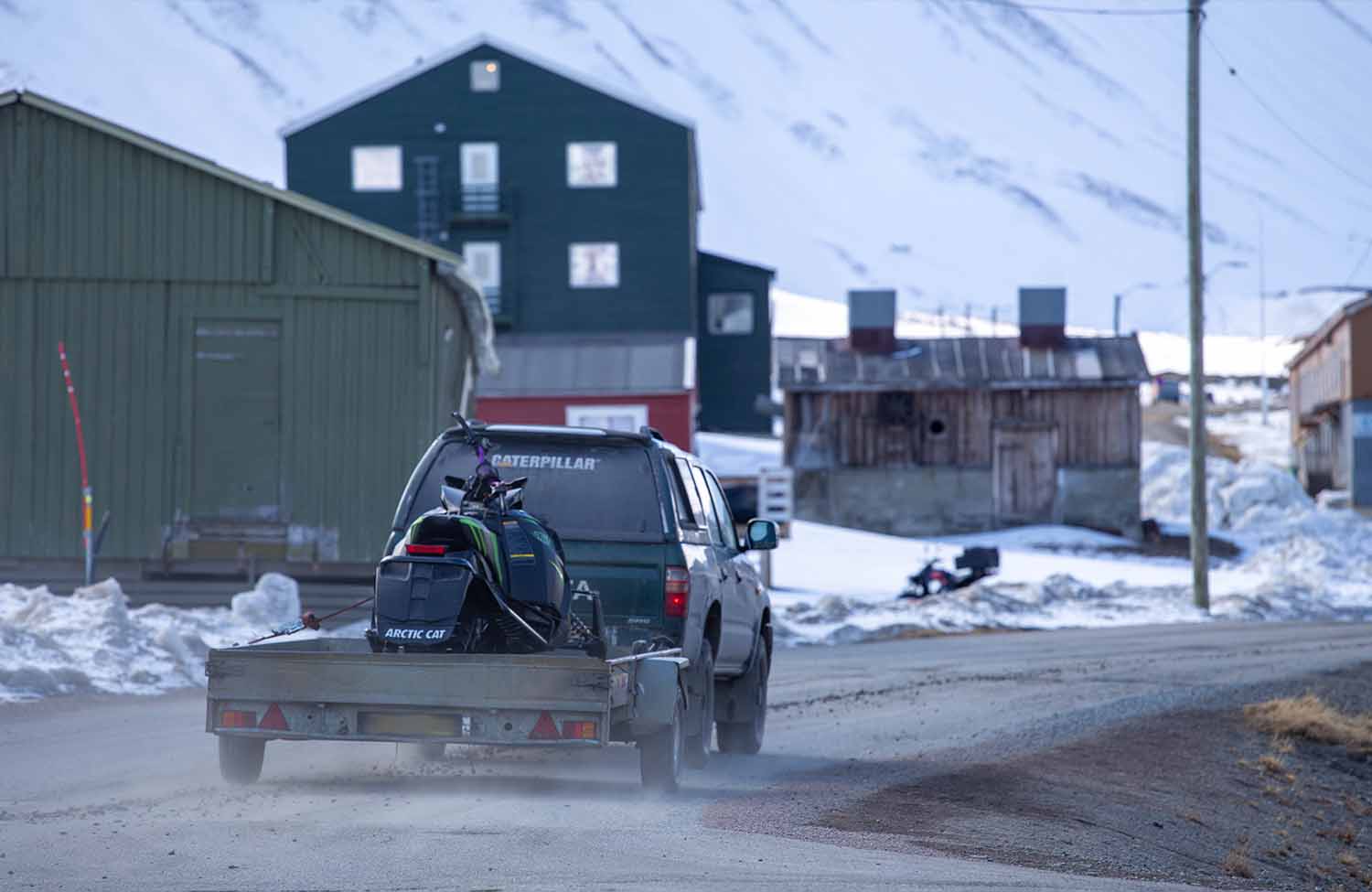 Longyearbyen Motorschlitten