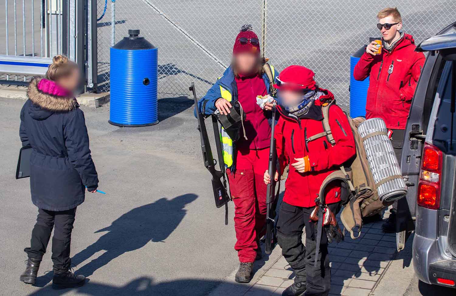 Waffen zum Schutz vor Eisbären