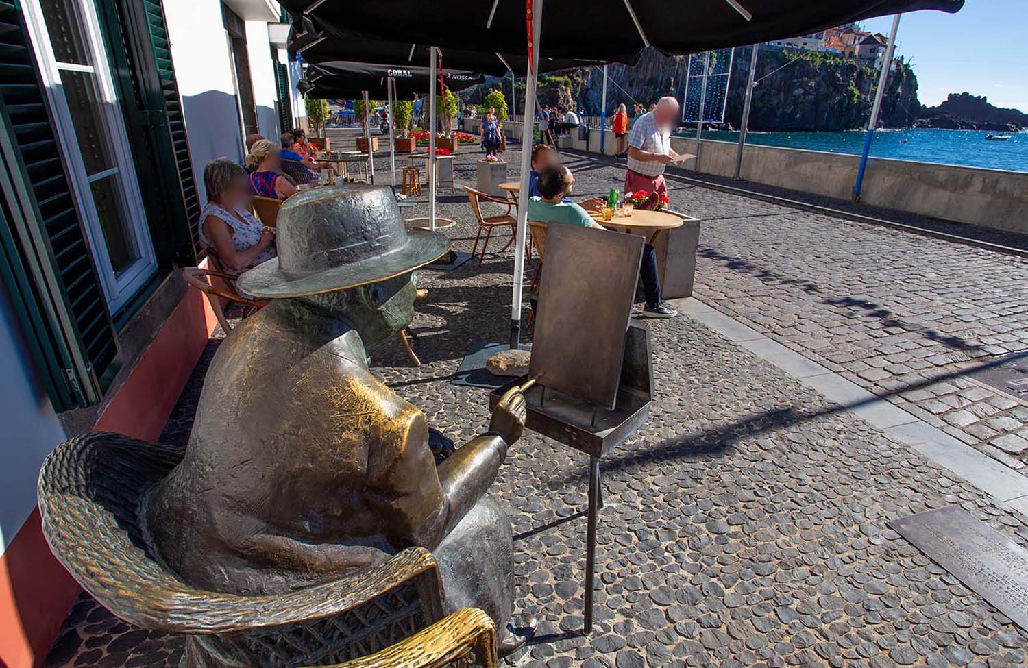 Winston Churchill Statue in Câmara de Lobos