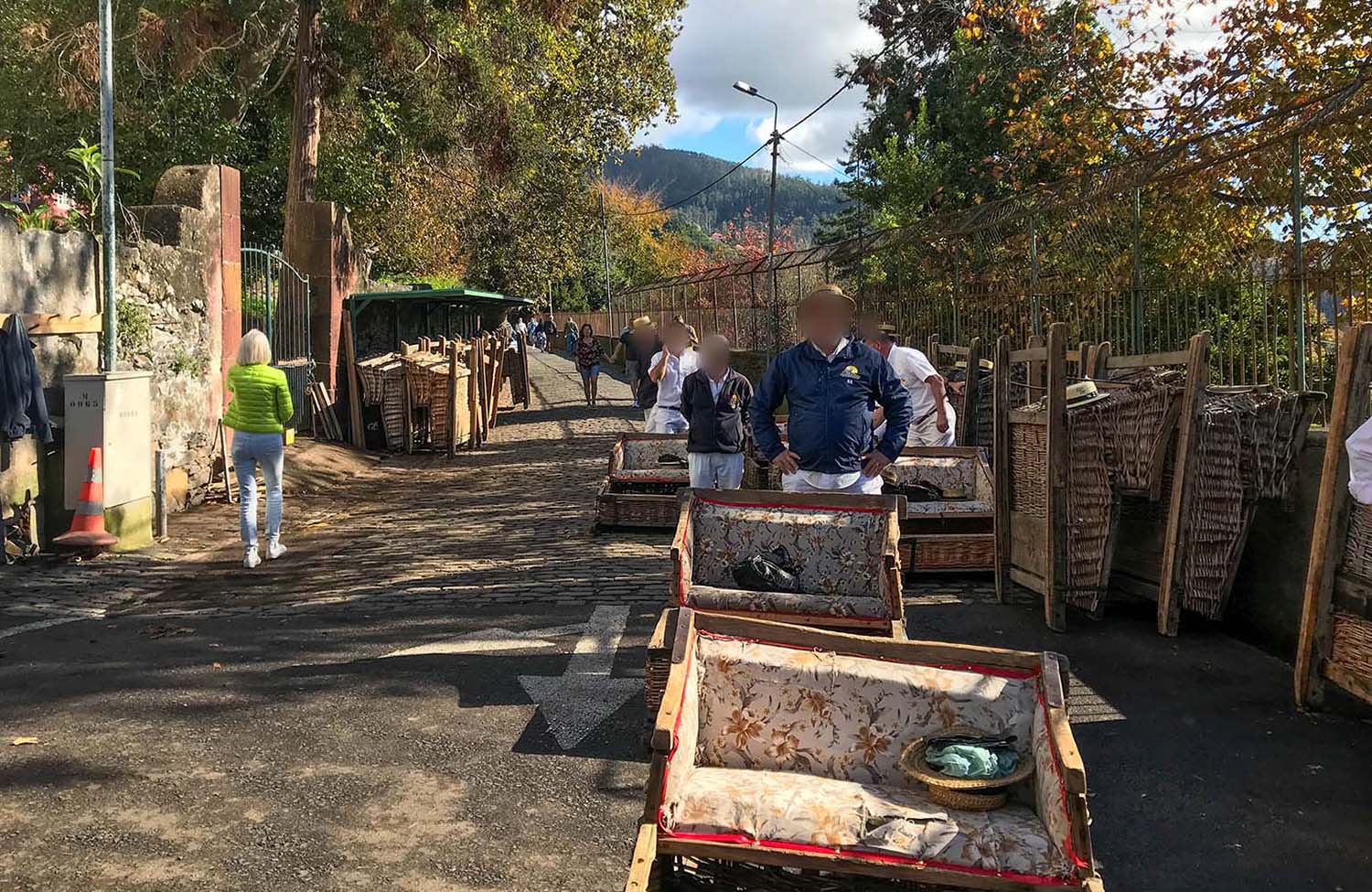 Korbschlitten auf Madeira