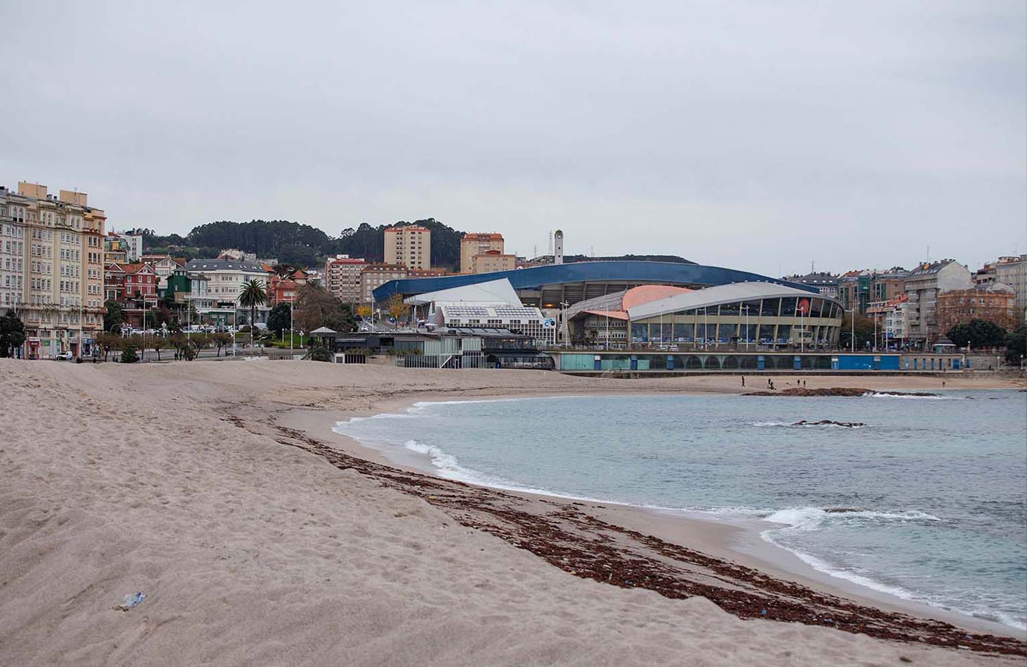 Playa de Riazor in A Coruña