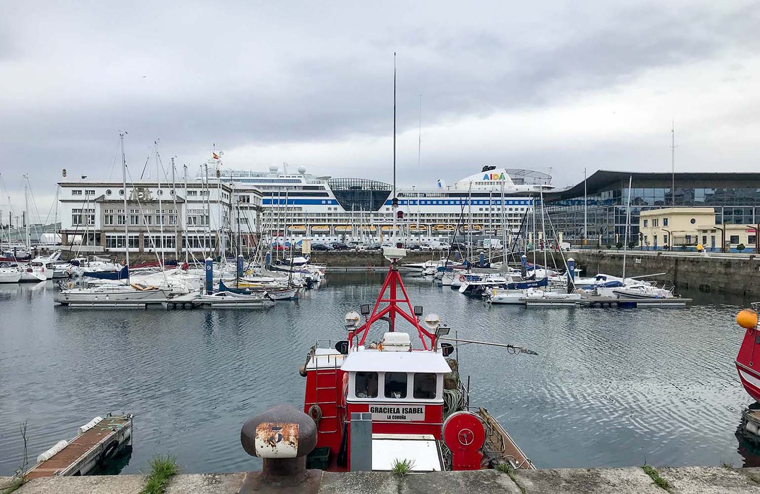 AIDAmar in Puerto de A Coruña