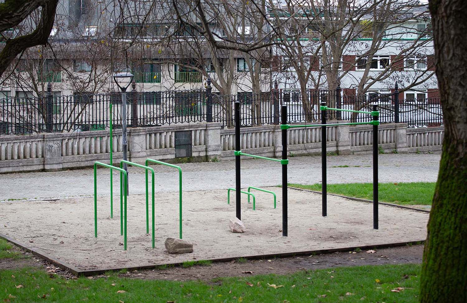 Calisthenics im Santa Margarita Park, A Coruña