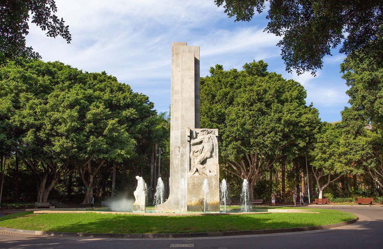 Springbrunnen im Parque García Sanabria