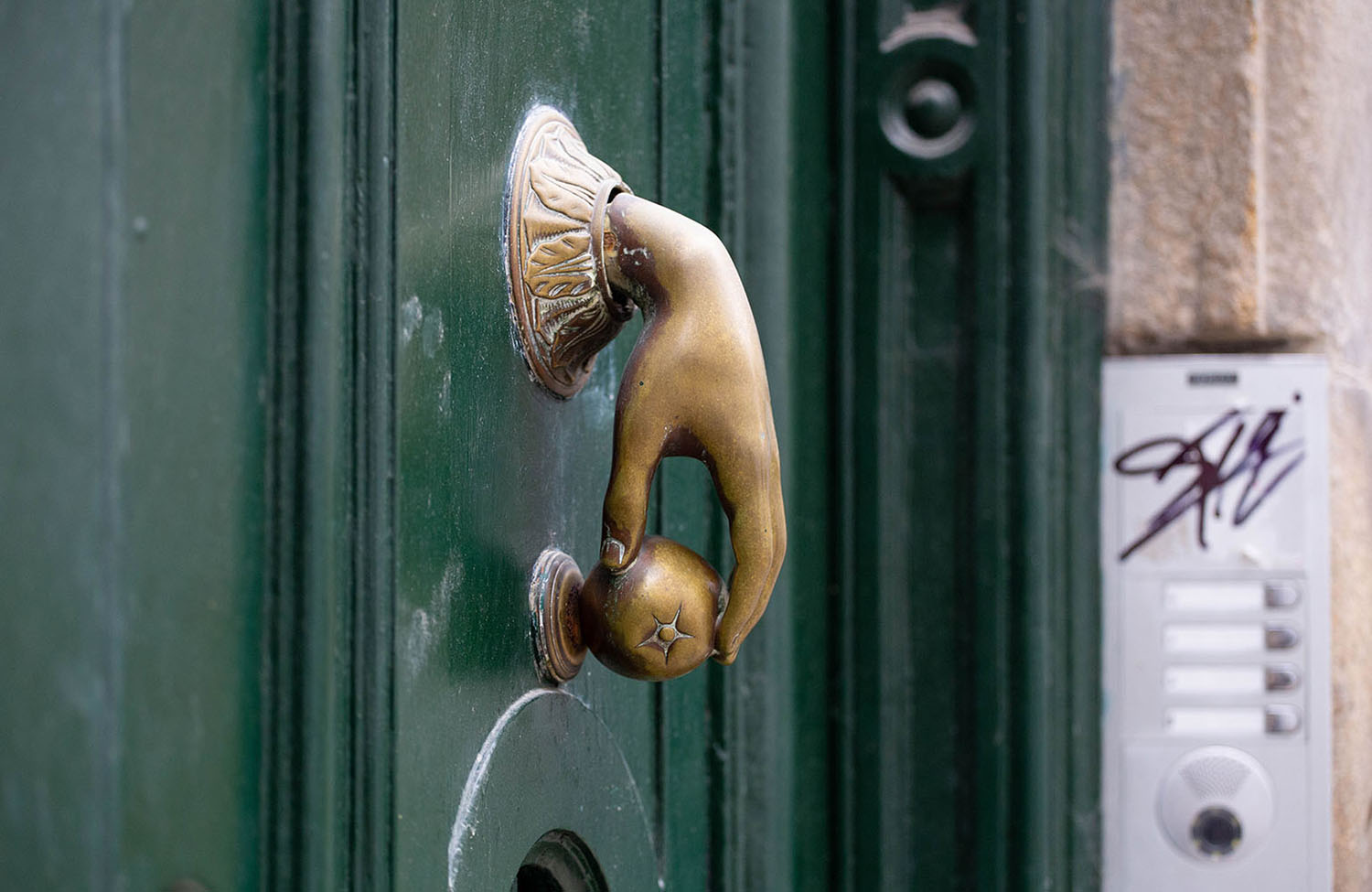 Details in der Altstadt von Santiago de Compostela