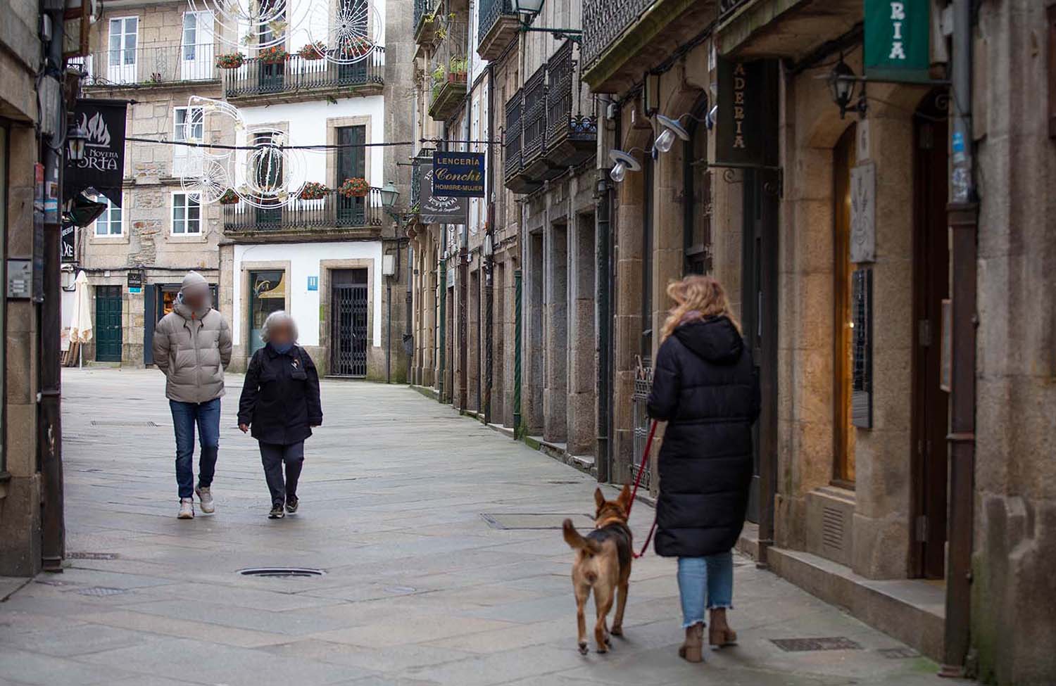 Altstadt von Santiago de Compostela Gassen