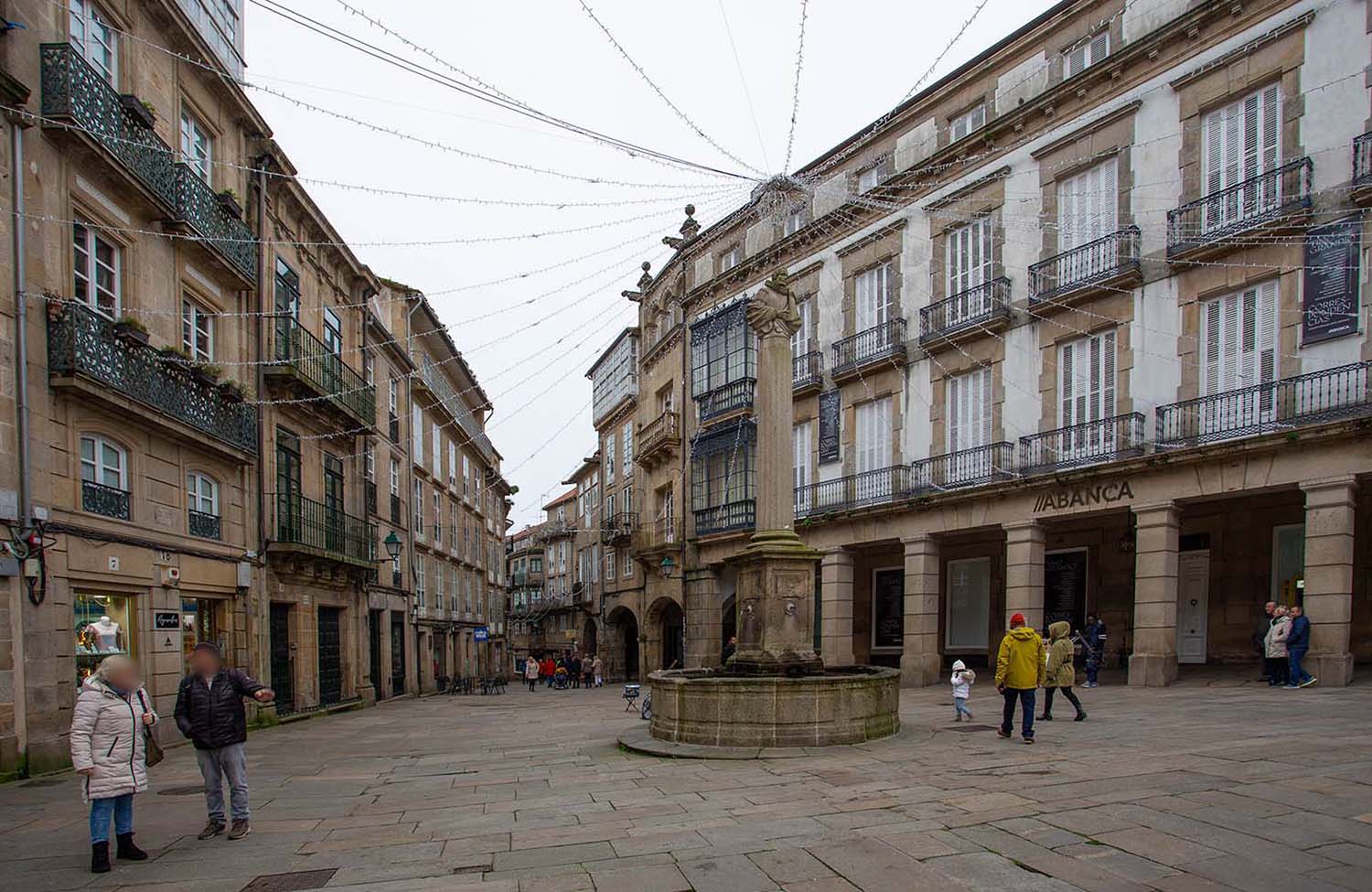 Altstadt von Santiago de Compostela Gassen