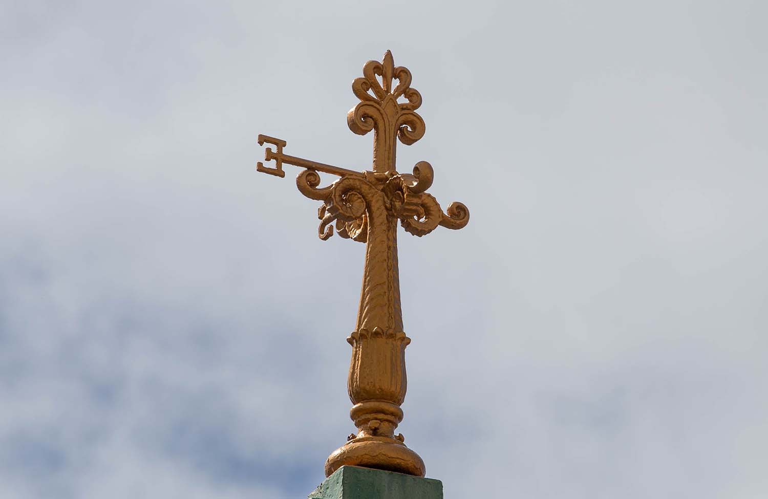 Berkeley Denkmal Basseterre Wetterfahne Osten