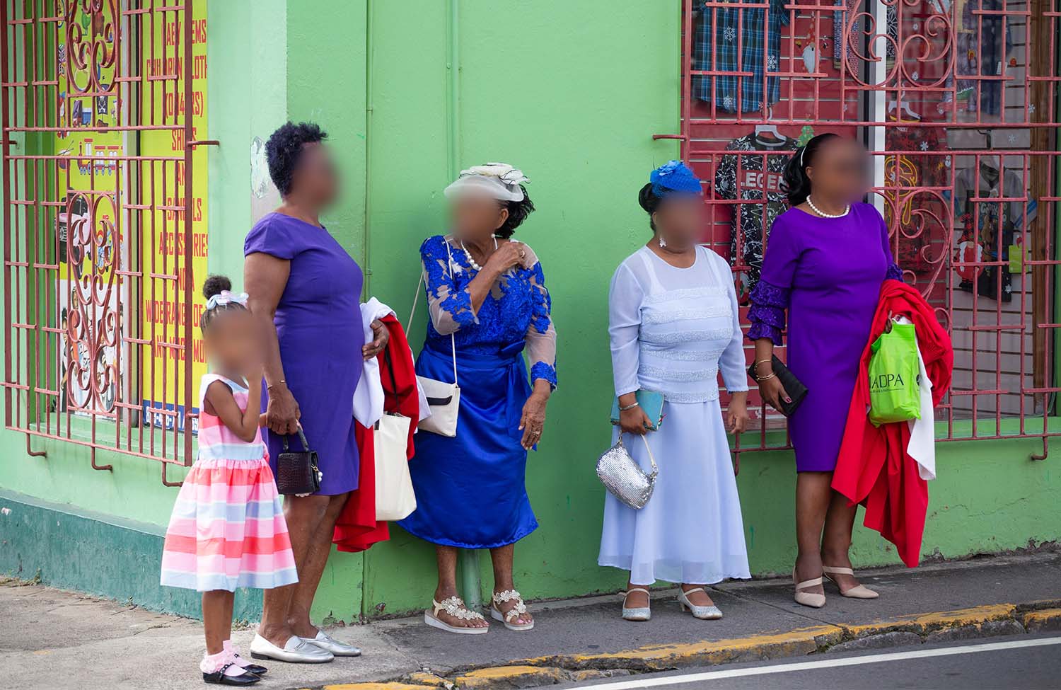 Basseterre elegante Menschen