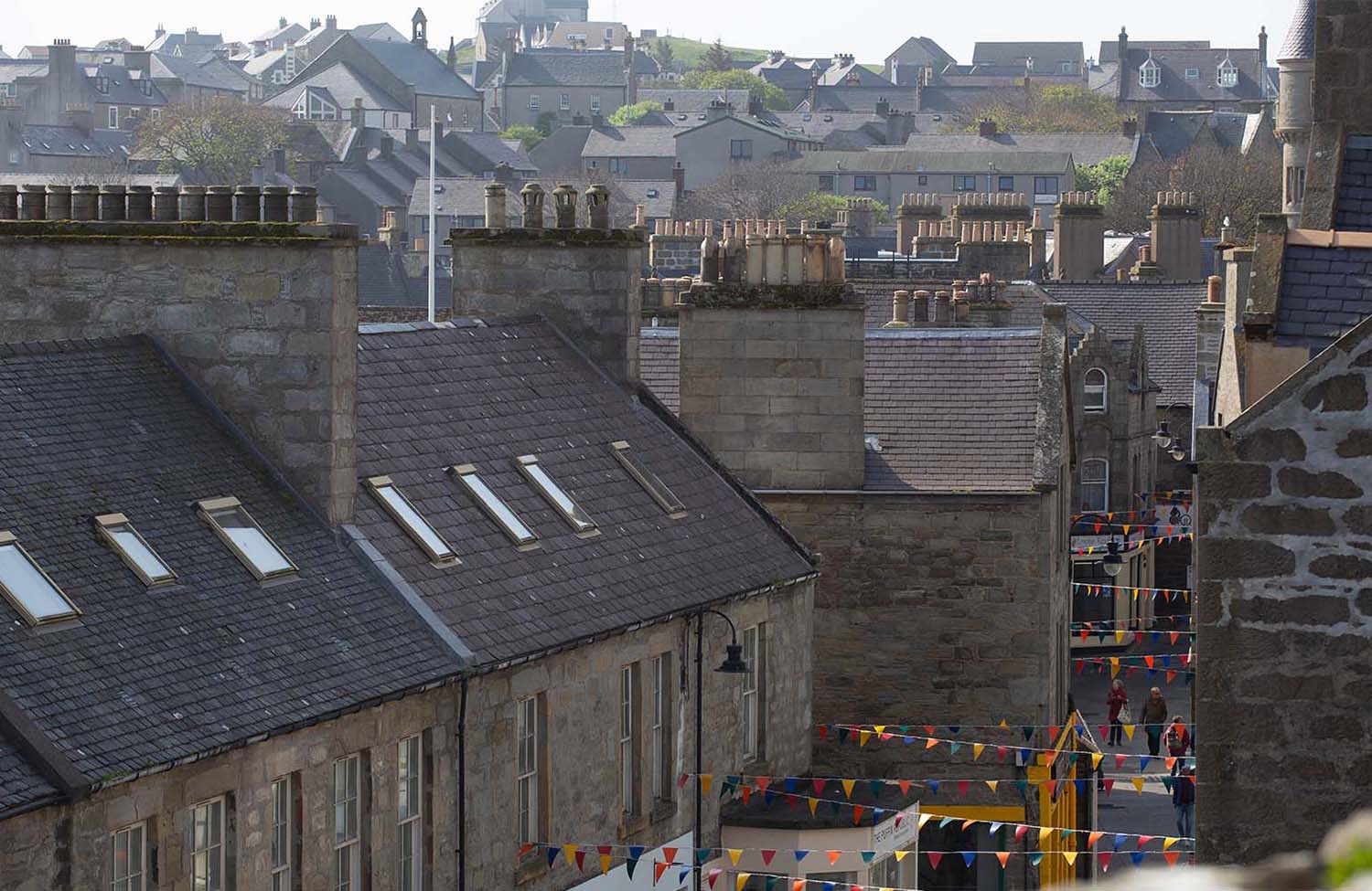 Fort Charlotte Aussicht auf Lerwick