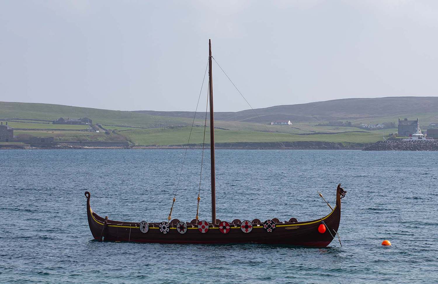 Wikingerschiff in Lerwick